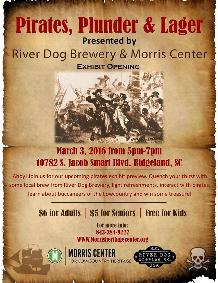 Pirates event free for kids Morris Center Savanna Ridgeland SC